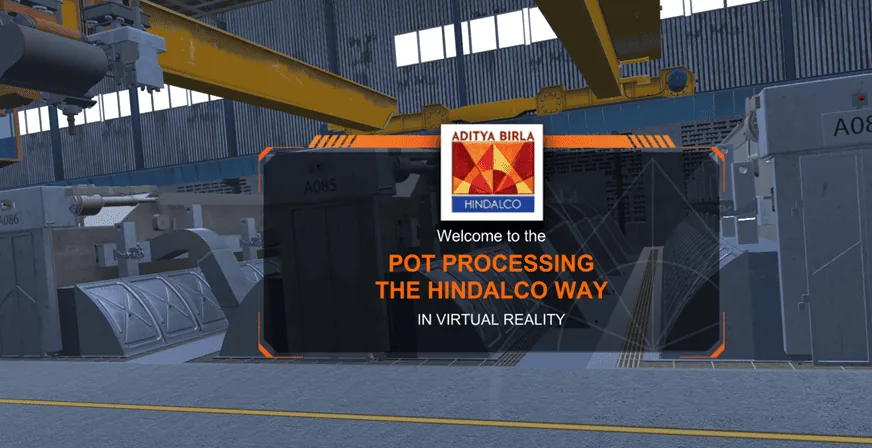 EDIIIE VR anode-change safety training deployment for Hindalco aluminium smelter operations