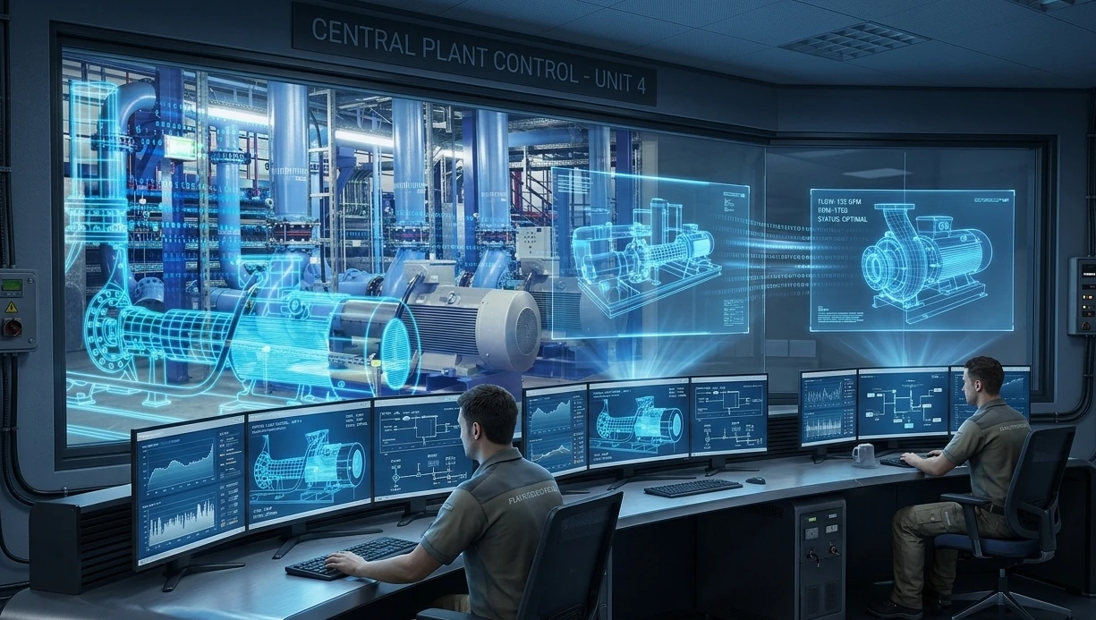 Digital Twin Industrial Plant Simulation