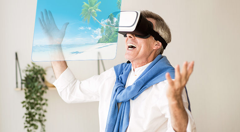 Virtual reality replace travel